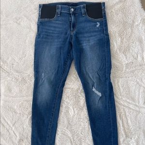 Joe’s The Icon Distressed Ankle Skinny Maternity Jeans Size 29
